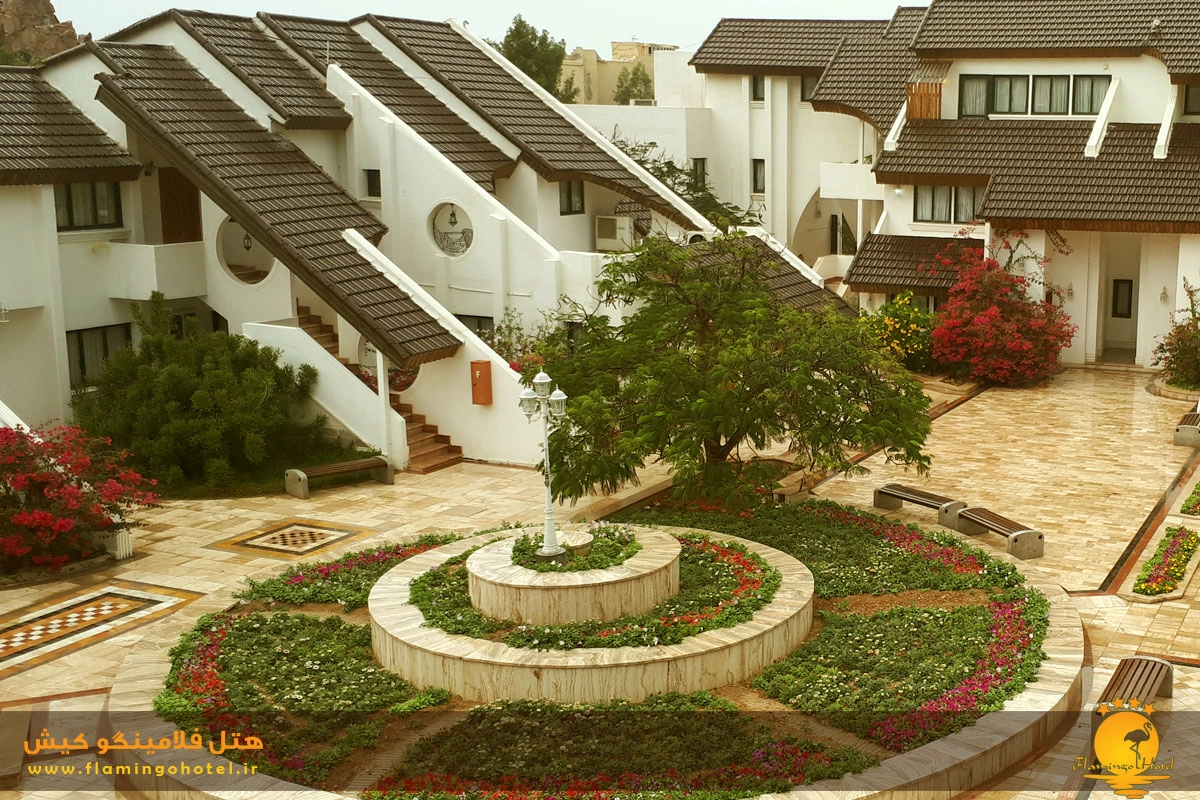 محوطه هتل فلامینگو کیش